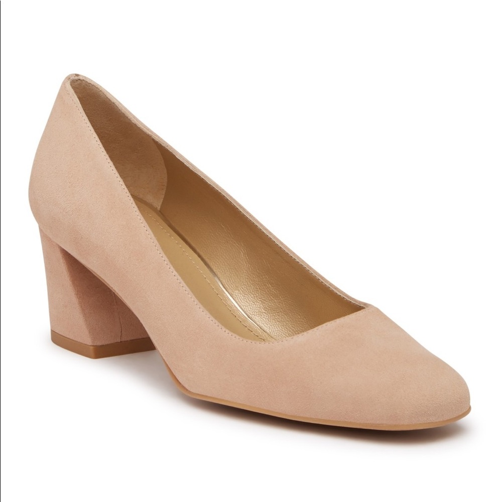 Stuart Weitzman Tan Suede Heels